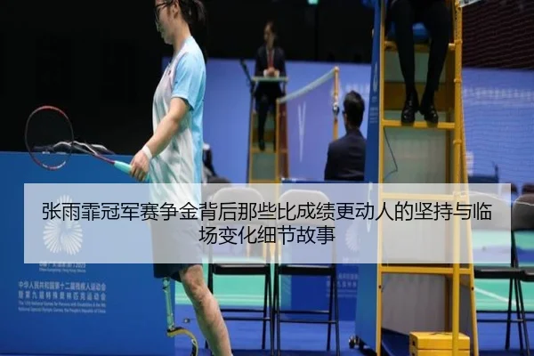 张雨霏冠军赛争金背后那些比成绩更动人的坚持与临场变化细节故事